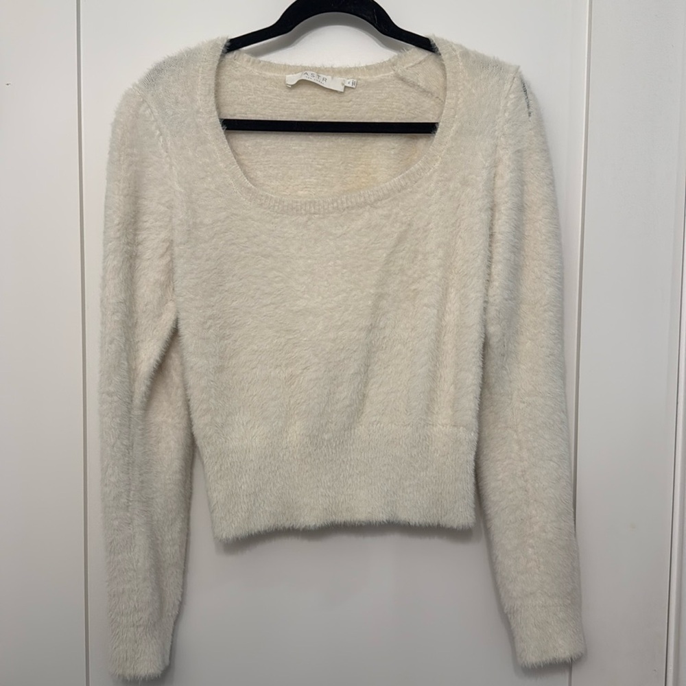 Ultra soft white sweater